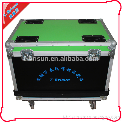 manufacturer led display flight case with wheels